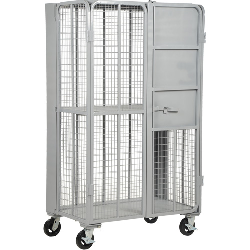 FST Series Folding Security Truck, 1 Tiers, 27" L x 45" W x 77" H, 2000 lbs. Cap. Infinity Industrial Services Inc.