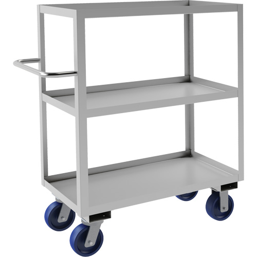 Chariot avec tablettes de calibre industriel, 3 Tiers, 18-1/8" la x 47" h x 42" p, Capacit&eacute; 1200 lb Infinity Industrial Services Inc.