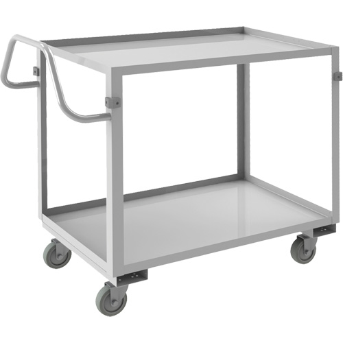 Chariot avec tablettes de calibre industriel, 2 Tiers, 22-1/2" la x 36-1/2" h x 42-7/16" p, Capacit&eacute; 600 lb Infinity Industrial Services Inc.