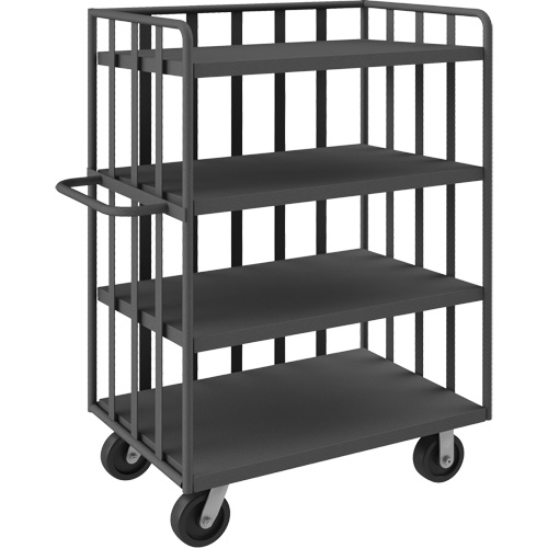 Chariot &agrave; tablettes ouvert portatif, 4 Tiers, 31-1/8" la x 57-1/2" h x 56-1/8" p, Capacit&eacute; 3600 lb Infinity Industrial Services Inc.