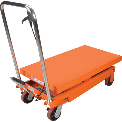 Hydraulic Scissor Lift Table, 35-3/4" L x 19-3/4" W, Steel, 770 lbs. Capacity Infinity Industrial Services Inc.