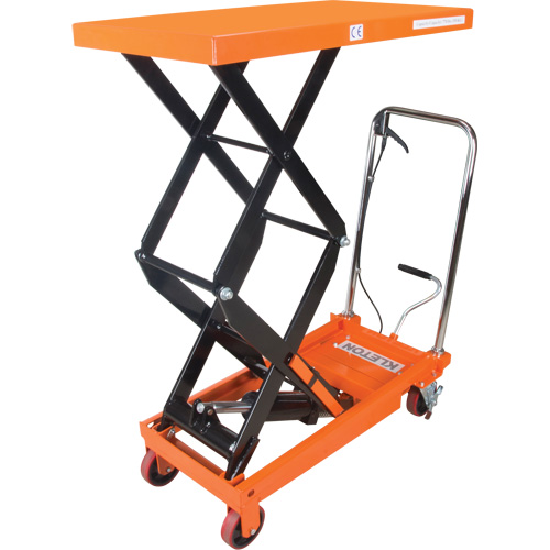 Hydraulic Scissor Lift Table, 35-3/4" L x 19-3/4" W, Steel, 770 lbs. Capacity Infinity Industrial Services Inc.