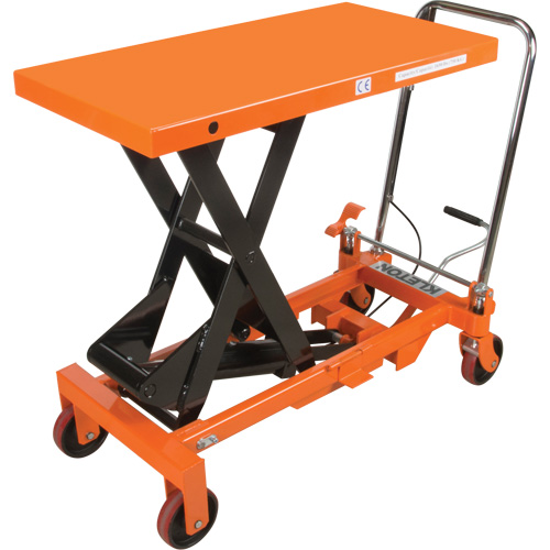 Hydraulic Scissor Lift Table, 39-1/2" L x 20" W, Steel, 1650 lbs. Capacity Infinity Industrial Services Inc.