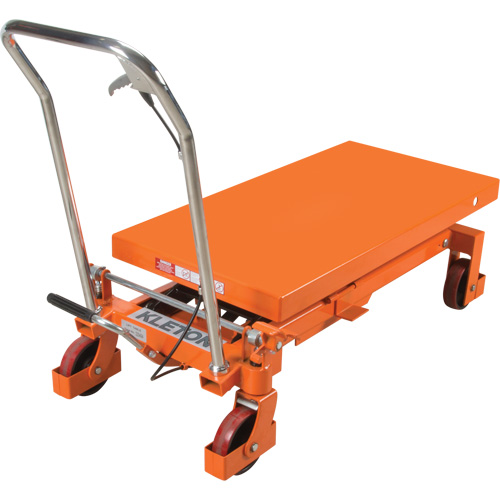 Table &eacute;l&eacute;vatrice &agrave; ciseaux hydraulique, 40" lo x 20 " la, Acier, Capacit&eacute; 2200 lb Infinity Industrial Services Inc.