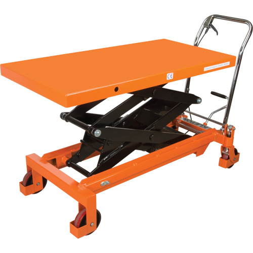 Table &eacute;l&eacute;vatrice &agrave; ciseaux hydraulique, 48" lo x 24" la, Acier, Capacit&eacute; 1540 lb Infinity Industrial Services Inc.