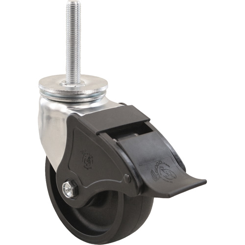 Roulette Emaxx RollX, Pivotant avec frein, Diam&egrave;tre 5" (127 mm), Capacit&eacute; 1200 lb (544,3 kg) Infinity Industrial Services Inc.