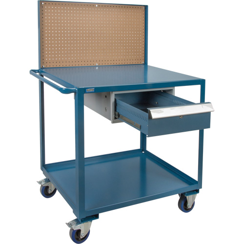 Chariot de service mobile, 2 Tiers, 24" la x 57" h x 40" p, Capacit&eacute; 1200 lb Infinity Industrial Services Inc.