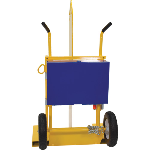 Welding Cylinder Torch Cart, Foam-Filled Wheels, 24" W x 19-1/2" L Base, 500 lbs. Infinity Industrial Services Inc.