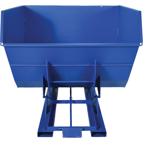 Self-Dumping Hopper, Steel, 4 cu.yd., Blue Infinity Industrial Services Inc.