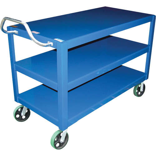 Chariot &agrave; poign&eacute;e ergonomique Ergo-Handle, 4000 lb Capacit&eacute;, Acier, 24-1/2" la x 41" ha x 54-7/8" p, Bordure vers le bas Infinity Industrial Services Inc.
