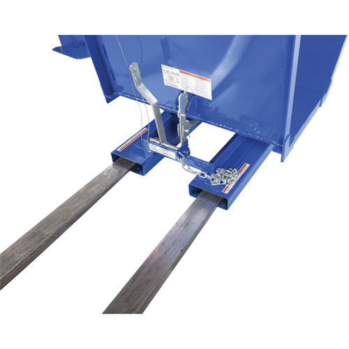 Open Sided Hopper, Steel, 1 cu.yd., Blue Infinity Industrial Services Inc.