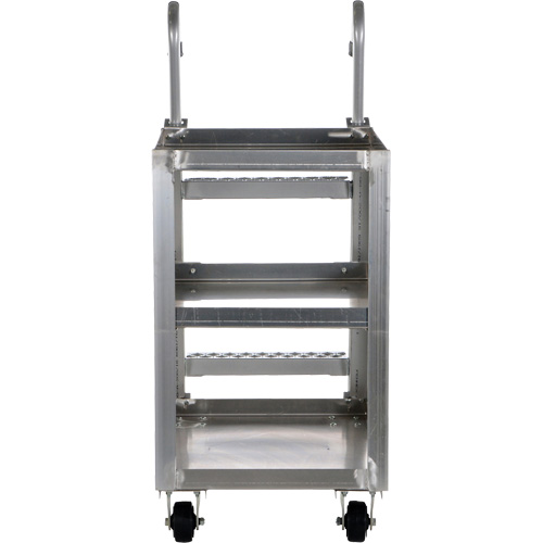 Chariot de pr&eacute;l&egrave;vement de stock, Aluminium, 21-7/8" la x 40" p, 3 tablettes, Capacit&eacute; 660 lb Infinity Industrial Services Inc.
