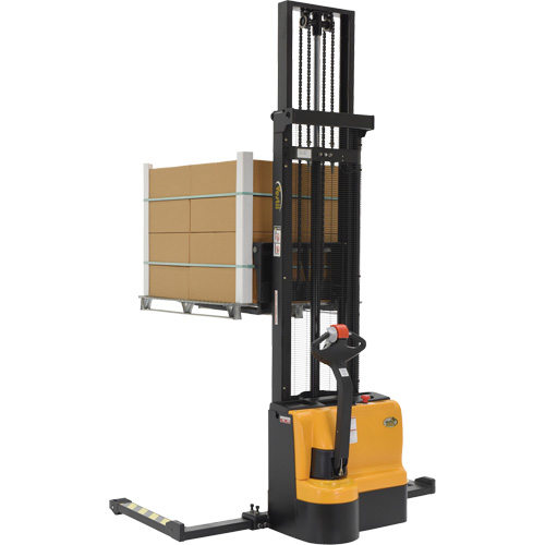 Double Mast Stacker, Electric Operated, 2200 lbs. Capacity, 150" Max Lift Infinity Industrial Services Inc.