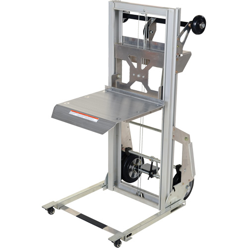 Portable Aluminum Load Lifter, Foot Pump Operated, 200 lbs. Capacity, 61" Max Lift Infinity Industrial Services Inc.