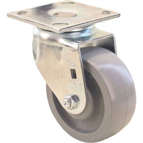 Max9 Caster, Swivel, 5" (127 mm), Envirothane Grey-WOW, 1000 lbs. (453.6 kg.) Infinity Industrial Services Inc.