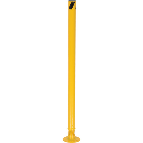 Borne de protection &agrave; ressort, Acier, 42" h x 2-1/8" la, Jaune Infinity Industrial Services Inc.