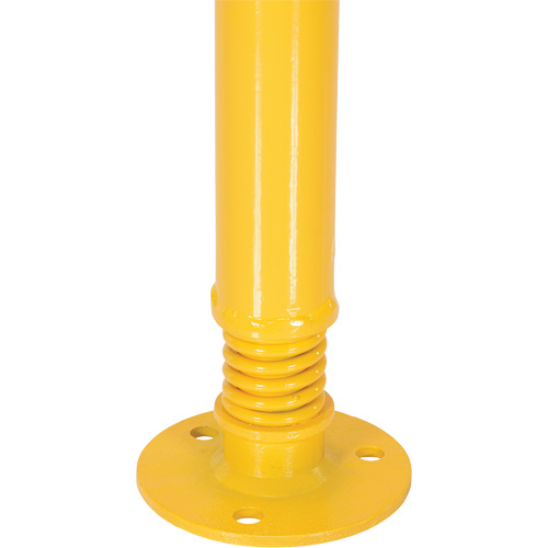 Borne de protection &agrave; ressort, Acier, 42" h x 2-1/8" la, Jaune Infinity Industrial Services Inc.