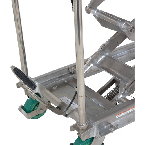 Manual Hydraulic Scissor Lift Table, 36-1/4" L x 19-3/8" W, Stainless Steel, 600 lbs. Capacity Infinity Industrial Services Inc.