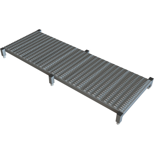 Plateforme de travail en une &eacute;tape &agrave; hauteur r&eacute;glable, 24" la x 71" pr, Capacit&eacute; de 800 lb, Enti&egrave;rement soud&eacute; Infinity Industrial Services Inc.