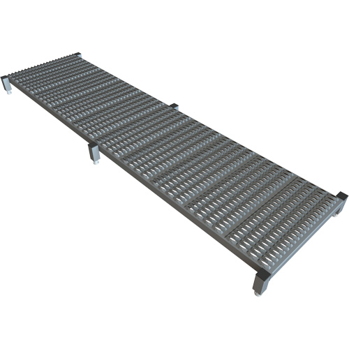 Plateforme de travail en une &eacute;tape &agrave; hauteur r&eacute;glable, 24" la x 97" pr, Capacit&eacute; de 800 lb, Enti&egrave;rement soud&eacute; Infinity Industrial Services Inc.