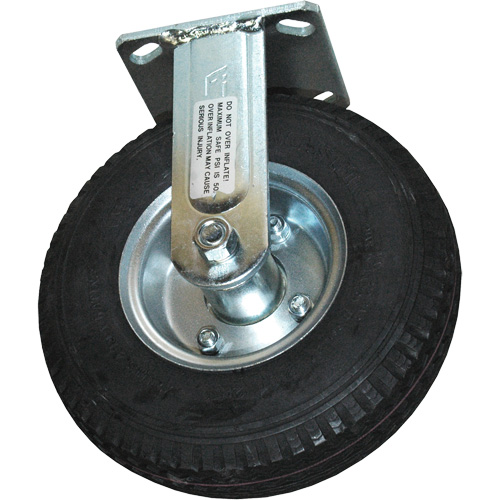 Roulette pneumatique rigide pour chariot &agrave; plateforme Infinity Industrial Services Inc.