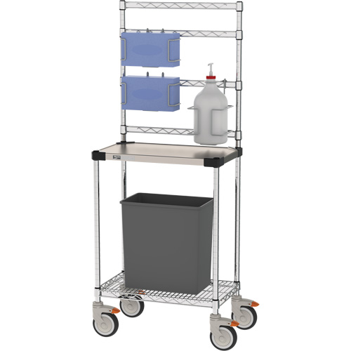 Poste de d&eacute;sinfection, Acier inoxydable, 24" x 60" x 14", Capacit&eacute; 900 lb Infinity Industrial Services Inc.