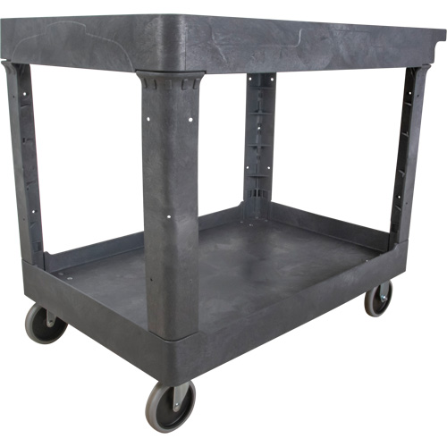 Chariot utilitaire pour l'entretien, 2 tiers, 24-5/8" x 32-1/2" x 40", Capacit&eacute; 550 lb Infinity Industrial Services Inc.