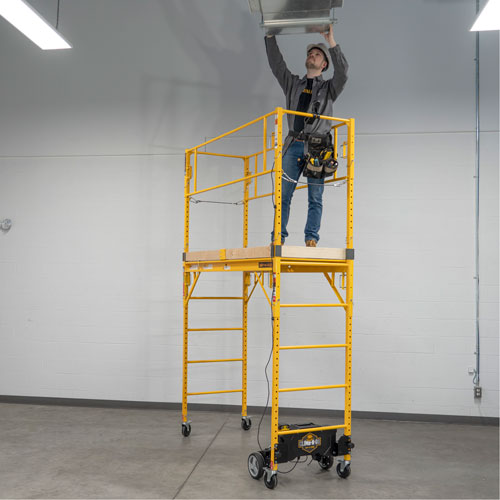 Syst&egrave;me de motorisation pour &eacute;chafaudage Climb-N-Go Infinity Industrial Services Inc.