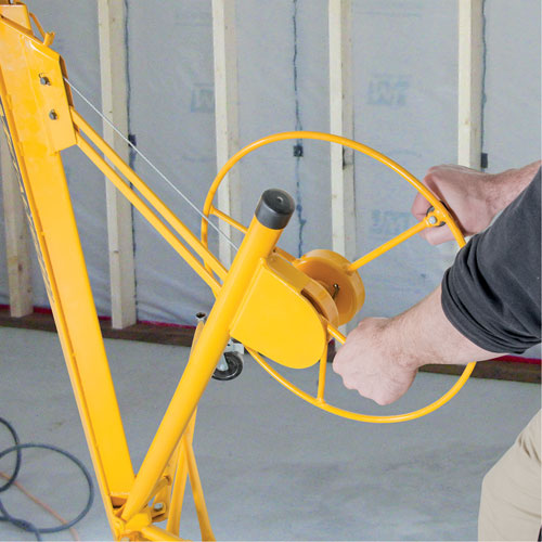 Appareils de levage pour panneaux de cloisons s&egrave;ches Infinity Industrial Services Inc.