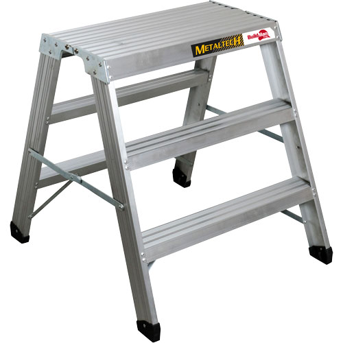 Poste de travail chevalet de sciage portatif, Cadre Aluminium, 12-1/4" p x 36" h Infinity Industrial Services Inc.