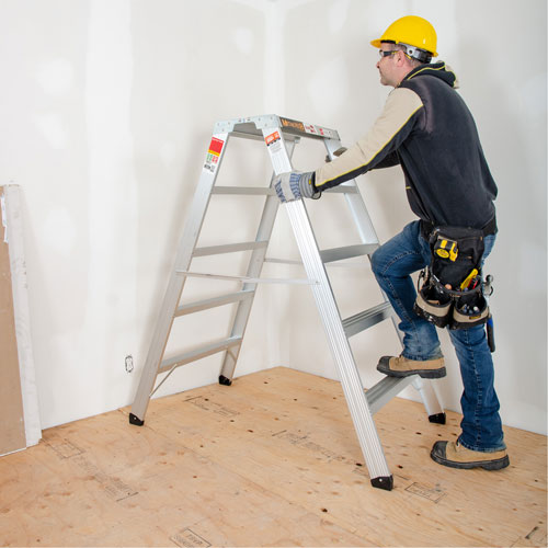 Portable Work-Stand Saw Horse, Aluminum Frame, 12-1/4" D x 56" H Infinity Industrial Services Inc.