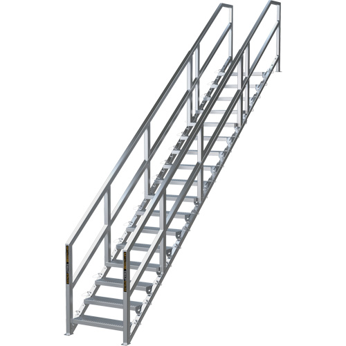 Syst&egrave;me d'escalier modulaire pour la construction de 17-21 marches SmartStairs, 157-1/2" ha Infinity Industrial Services Inc.