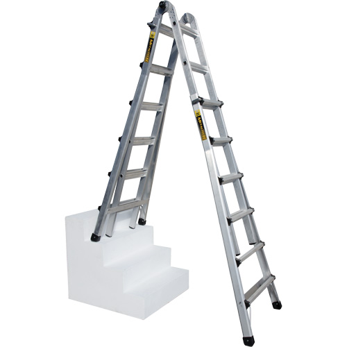 &eacute;chelle t&eacute;lescopique multifonction, Aluminium, 300 lb Infinity Industrial Services Inc.