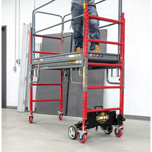Trousse compl&egrave;te d'&eacute;chafaud motoris&eacute; Buildman Baker 6', 31" p x 118-3/4" h Infinity Industrial Services Inc.