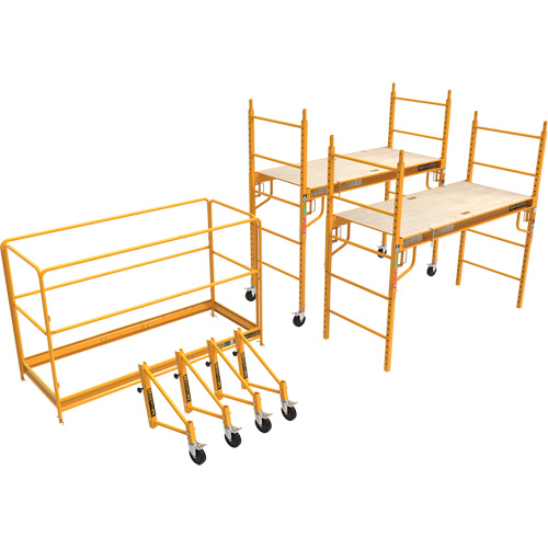 Complete 12' Drywall Baker Scaffold Tower Set, 58-1/2" D x 183" H Infinity Industrial Services Inc.