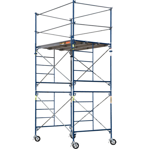 Complete Scaffold Tower with Casters, 69-1/2" D x 178" H Infinity Industrial Services Inc.