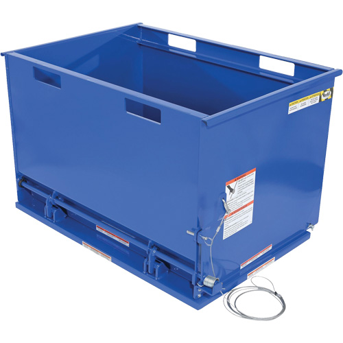Drop Bottom Hopper, Steel, 1 cu.yd., Blue Infinity Industrial Services Inc.