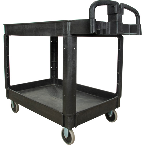 Utility Cart, 2 Tiers, 25-5/8" x 33-1/2" x 43-3/4", 550 lbs. Capacity Infinity Industrial Services Inc.