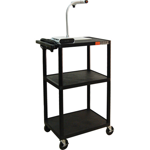 Chariot utilitaire &eacute;lectrique, 3 tiers, 24" x 42" x 18", Capacit&eacute; 300 lb Infinity Industrial Services Inc.