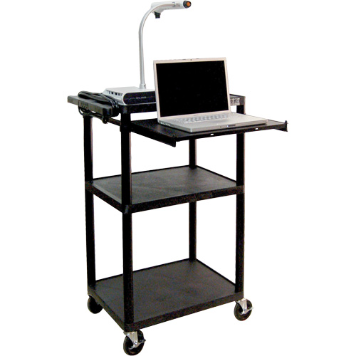 Electric Utility Cart, 3 Tiers, 24" x 42" x 18", 300 lbs. Capacity Infinity Industrial Services Inc.