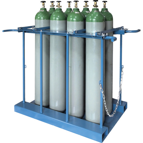 Support de rangement pour 8 cylindres pour chariot &eacute;l&eacute;vateur Infinity Industrial Services Inc.