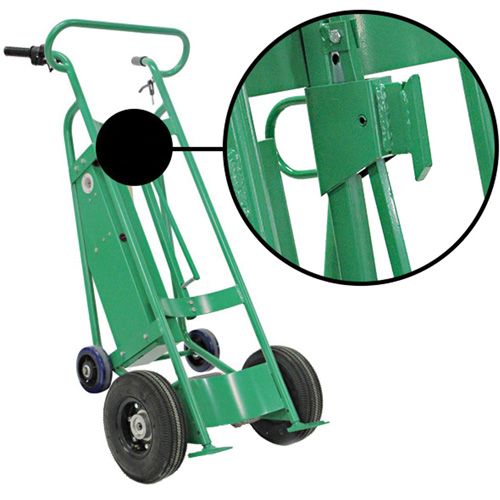 Powered Drum Hand Truck with Pneumatic Wheels Infinity Industrial Services Inc.