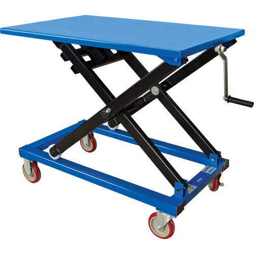 Manual Scissor Lift Table, 37-3/8" L x 23-5/8" W, Steel, 660 lbs. Capacity Infinity Industrial Services Inc.