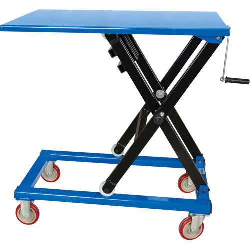 Manual Scissor Lift Table, 37-3/8" L x 23-5/8" W, Steel, 660 lbs. Capacity Infinity Industrial Services Inc.