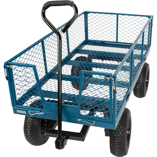 Wagon with Drop Sides, 24" W x 48" L, 800 lbs. Capacity Infinity Industrial Services Inc.
