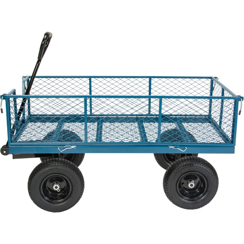 Wagon with Drop Sides, 24" W x 48" L, 800 lbs. Capacity Infinity Industrial Services Inc.