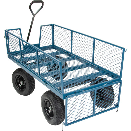 Wagon with Drop Sides, 24" W x 48" L, 800 lbs. Capacity Infinity Industrial Services Inc.