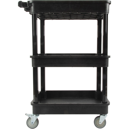 Utility Cart with Deep Lip Shelf, 3 Tiers, 19" x 39-1/2" x 28-1/4", 330 lbs. Capacity Infinity Industrial Services Inc.