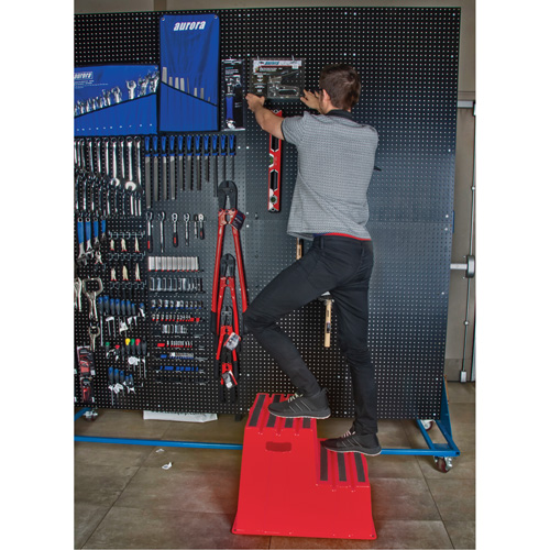 Industrial Step Stool, 2 Steps, 26" x 22-7/16" x 19-11/16" High Infinity Industrial Services Inc.