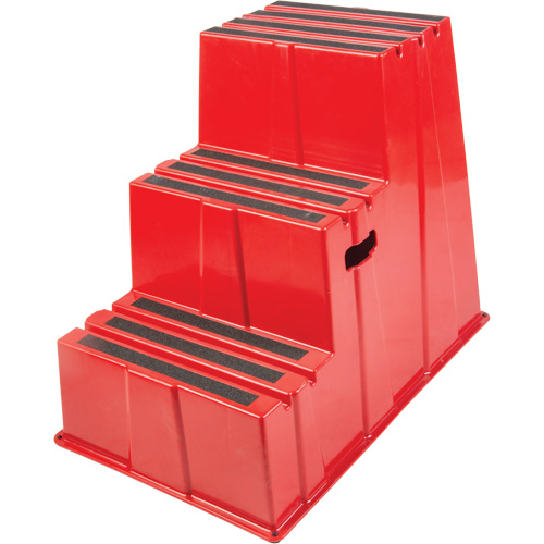 Industrial Step Stool, 3 Steps, 34-13/16" x 22-7/16" x 28-1/2" High Infinity Industrial Services Inc.